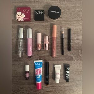 16 products - benefit, YSL, Nare, Benefit, Kylie, Bobbie Brown, Milk etc